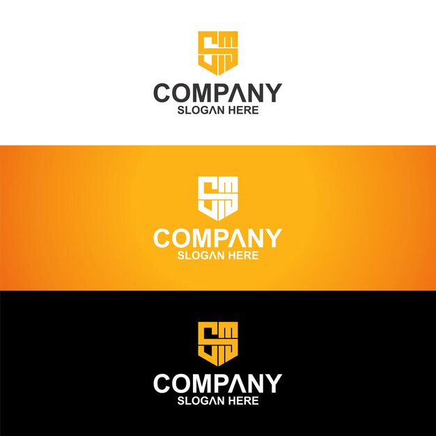 Diseño de logotipo de colección de monogramas premium vector premium