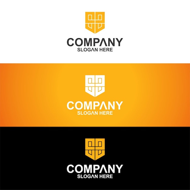 Diseño de logotipo de colección de monogramas Premium Vector premium