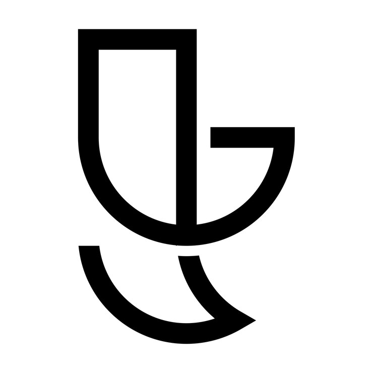 Vector diseño de logotipo en color moderno de línea web