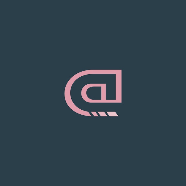 Diseño de logotipo comercial con iniciales de fuente para la marca comercial de la compañía de iconos vectoriales y otros