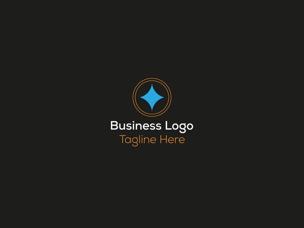 Vector diseño de logotipo comercial de letra mínima