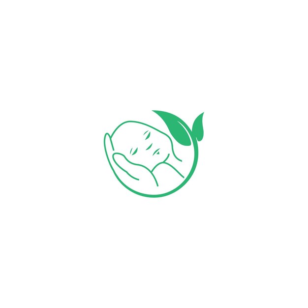 Diseño del logotipo de la compañía de productos para bebés