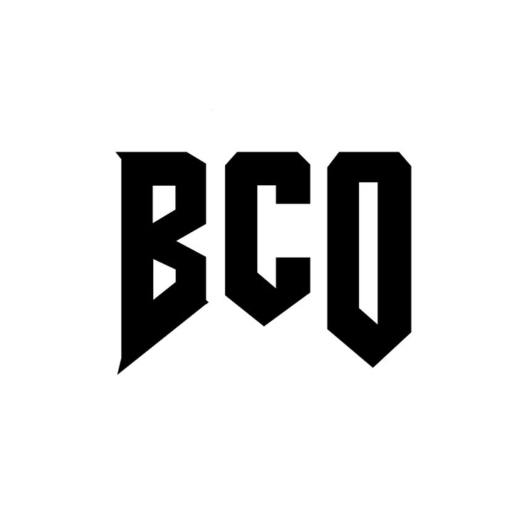 Vector diseño de logotipo de la compañía tecnológica bco: combinación de colores blanco y negro bco: diseño de logotipo bco: icono bco: alfabeto bco: tipografía bco: logotipo
