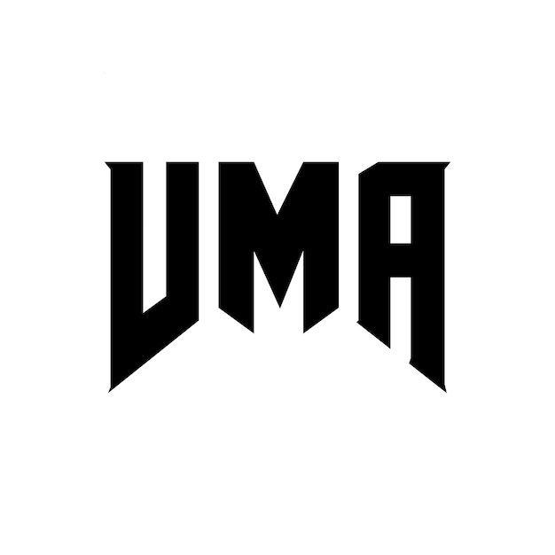 Diseño de logotipo de la compañía tecnológica VMA: combinación de colores blanco y negro VMA: Vector VMA: Icon VMA: Alfabeto VMA: Tipografía VMA: Logotipo VMA