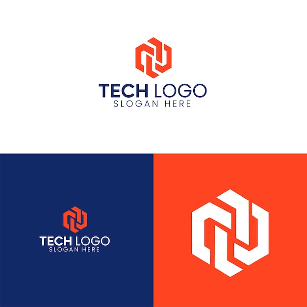 Diseño del logotipo de la compañía tecnológica