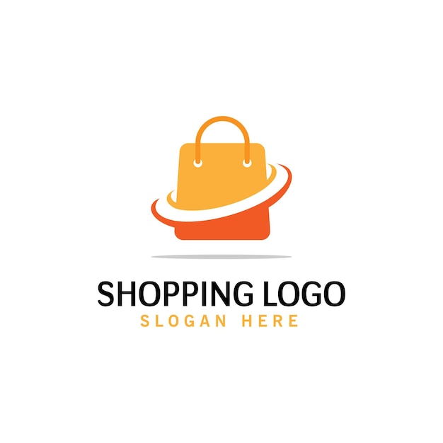 diseño de logotipo de compraslogotipo de bolsa de compraslogotipo de compras de negocioslogotipo de tiendaplantilla de vector modernologotipo de tienda en líneaemblemas de iconos