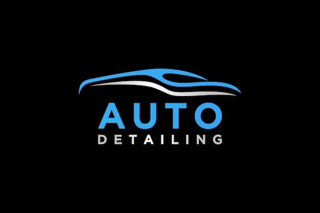 Diseño del logotipo del concepto Car Garage Premium