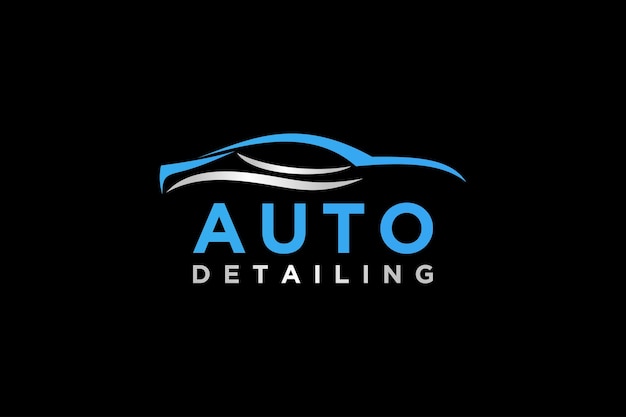 Diseño del logotipo del concepto Car Garage Premium
