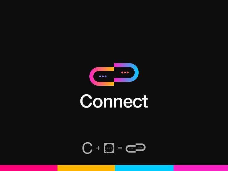 Diseño del logotipo de Connect Diseño moderno del logotipo