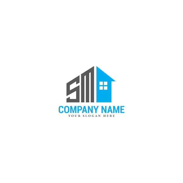 Diseño del logotipo de la construcción y los bienes raíces