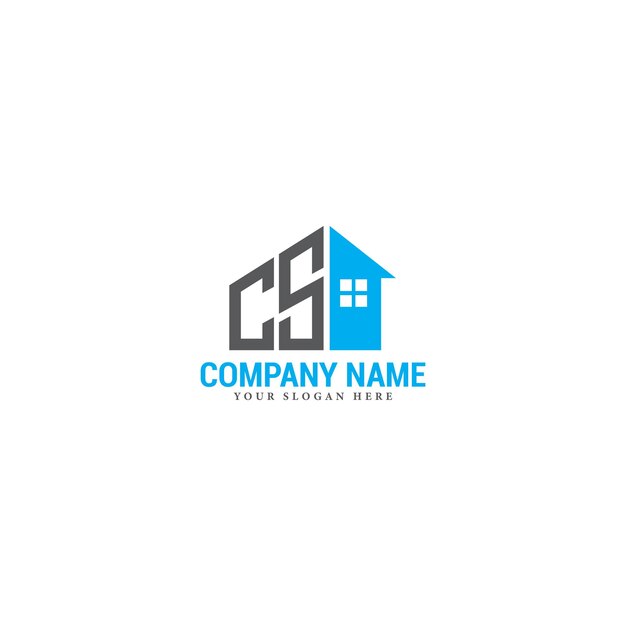 Diseño del logotipo de la construcción y los bienes raíces