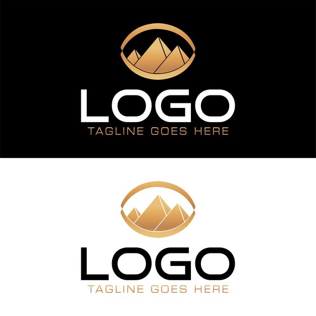 Diseño de logotipo de construcción - diseño de logotipo de montaña