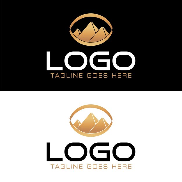 Vector diseño de logotipo de construcción - diseño de logotipo de montaña