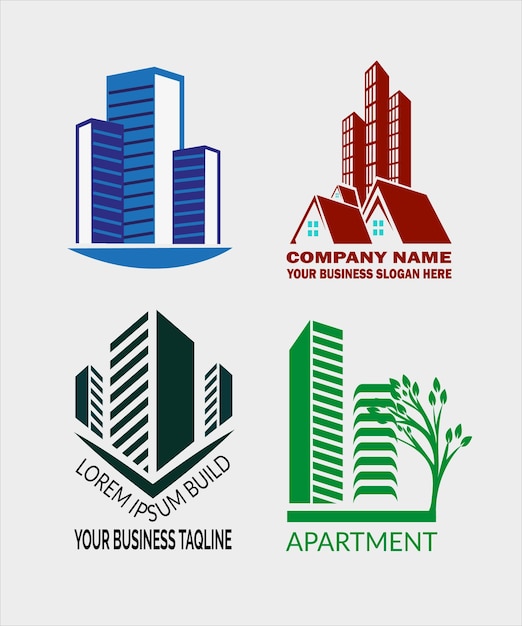 Diseño de logotipo de construcción