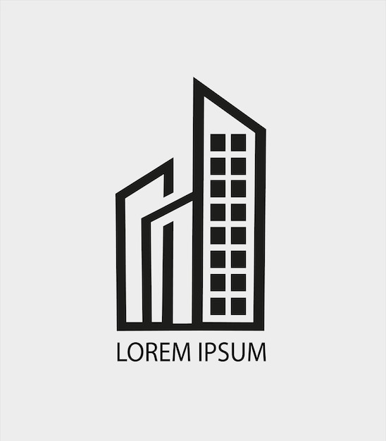 Diseño de logotipo de construcción