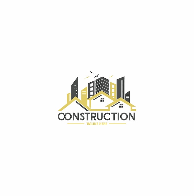 Diseño del logotipo de la construcción