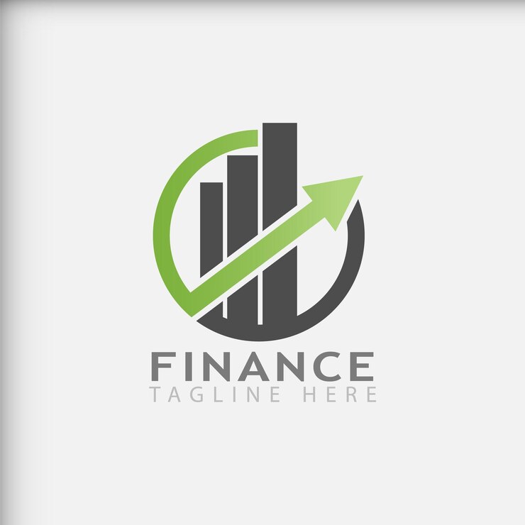 Vector diseño de logotipo de contabilidad de finanzas creativas