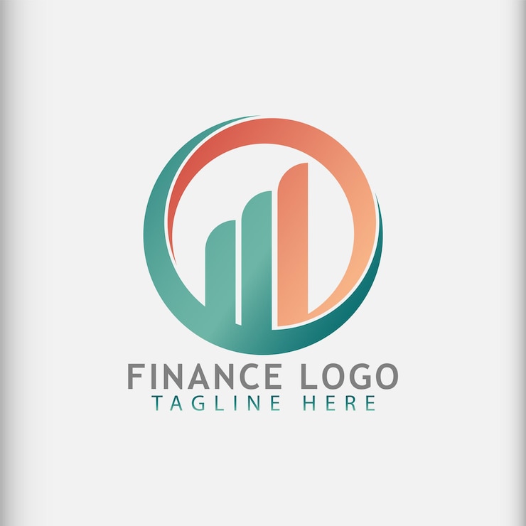 Vector diseño de logotipo de contabilidad de finanzas creativas