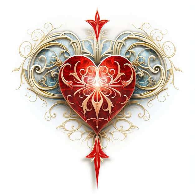 Vector diseño del logotipo del corazón