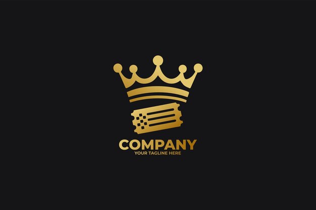 Diseño del logotipo de la Corona de las entradas VIP