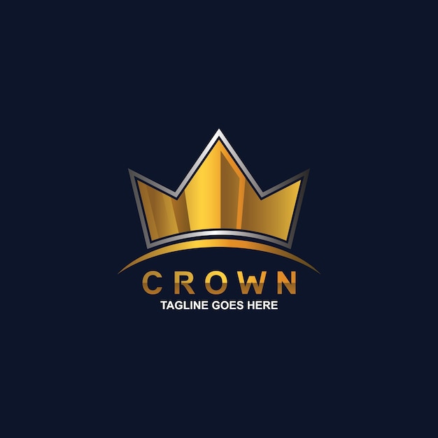 Diseño de logotipo de corona