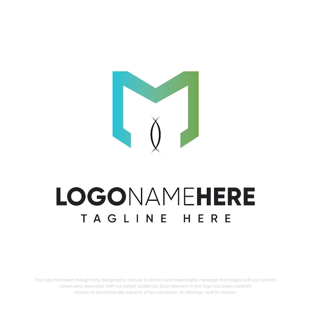 Diseño de logotipo corporativo de identidad vectorial de marca vectorial gratuita