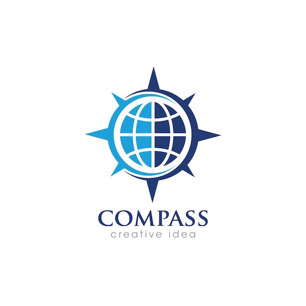 Diseño del logotipo de Creative Compass Concept