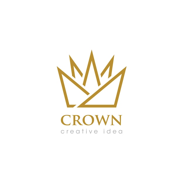 Diseño del logotipo de Creative Crown Concept