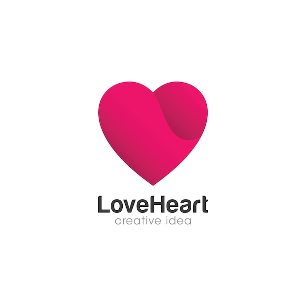 Diseño del logotipo de Creative Love Concept