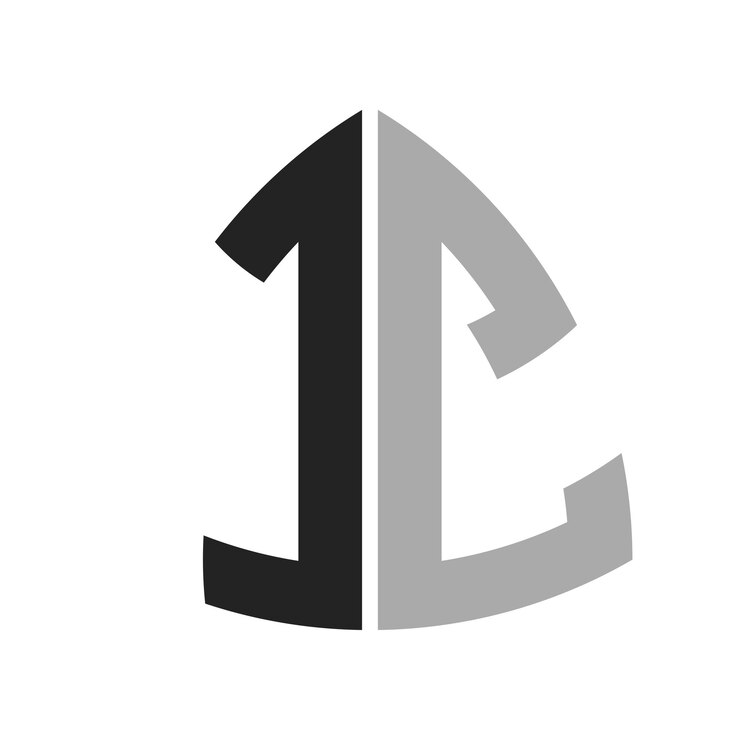 Vector diseño de logotipo creativo de ic moderno icon de ic para cualquier negocio y compañía
