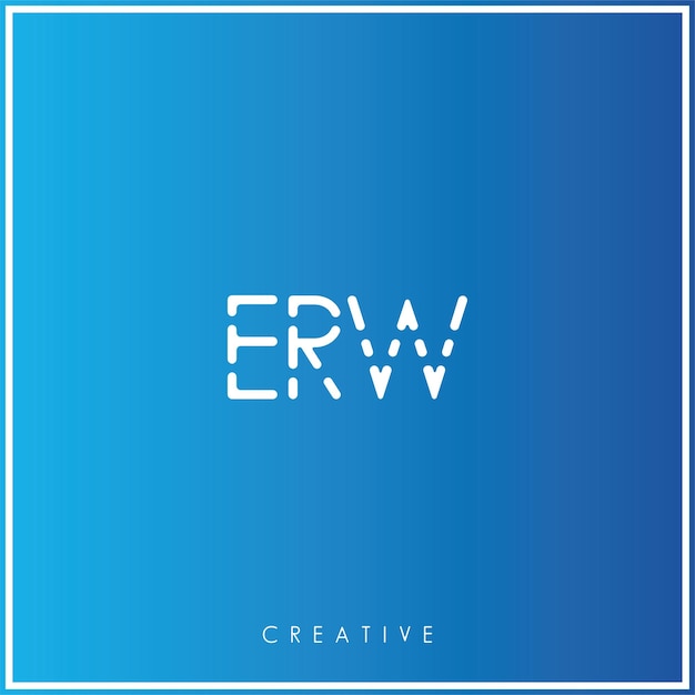 Diseño de logotipo creativo Ilustración vectorial de logotipo mínimo Monograma de logotipo