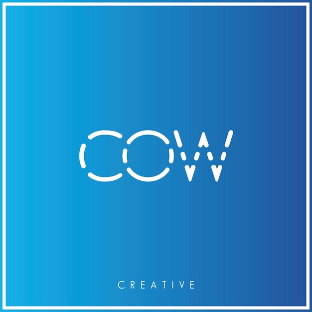 Diseño de logotipo creativo Ilustración vectorial de logotipo mínimo Monograma