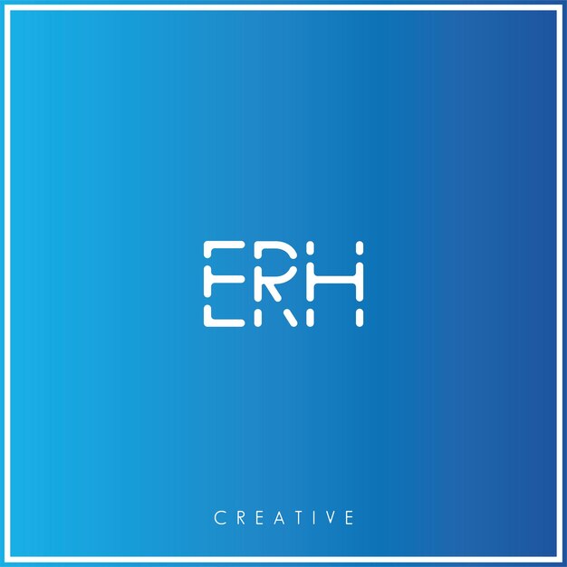Diseño de logotipo creativo Ilustración vectorial de logotipo mínimo Monograma