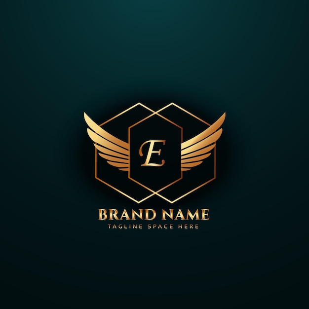 diseño de logotipo creativo inicial e último con plantilla vectorial de negocios moderna logotipo aislado creativo