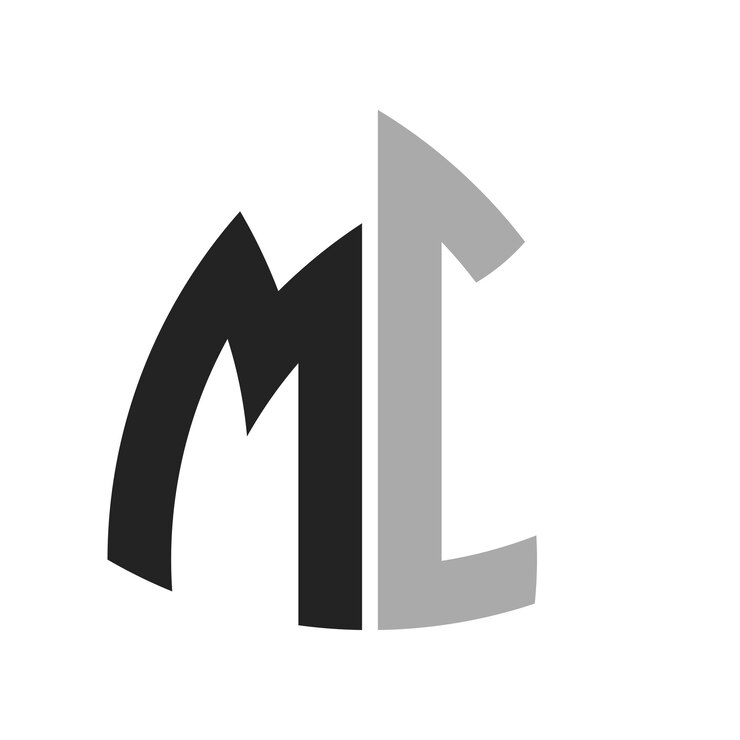 Vector diseño de logotipo creativo moderno de mi icon de letra mi para cualquier negocio y empresa