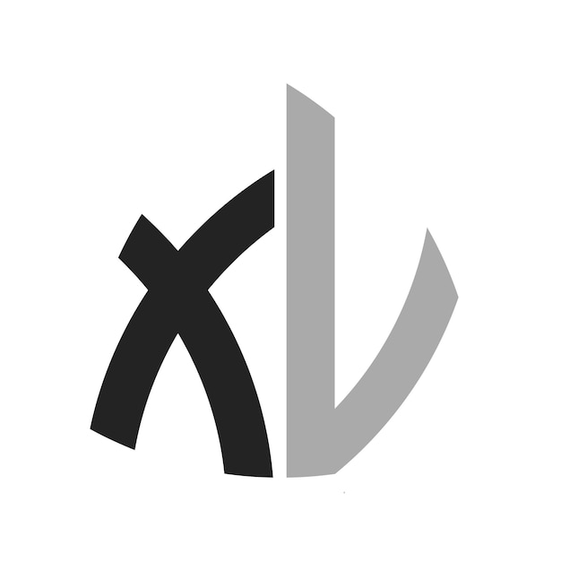Diseño de logotipo creativo moderno XV Icono de letra XV para cualquier negocio y empresa