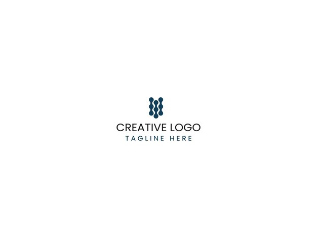 diseño de logotipo creativo de negocios mínimo