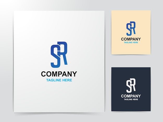 diseño de logotipo creativo sr