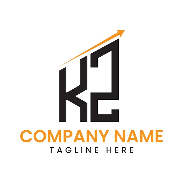 Diseño de logotipo de crecimiento de flecha minimalista