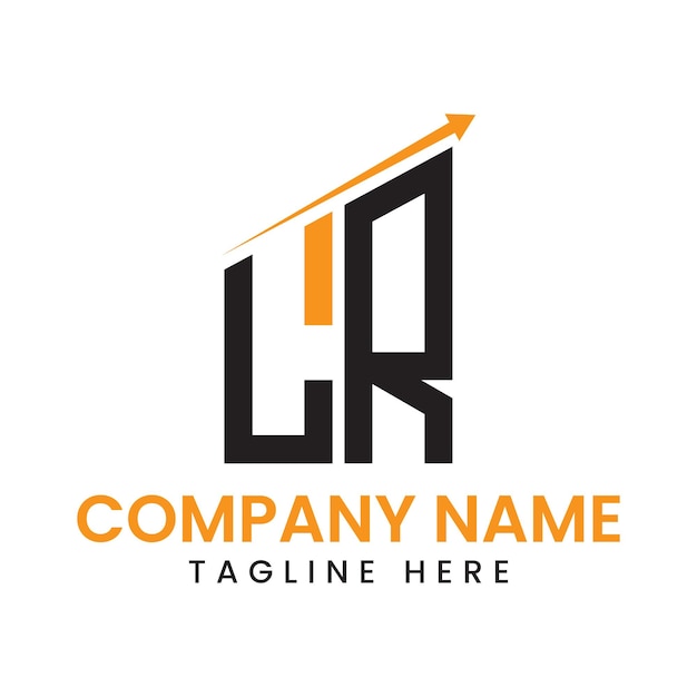 Diseño de logotipo de crecimiento de flecha minimalista