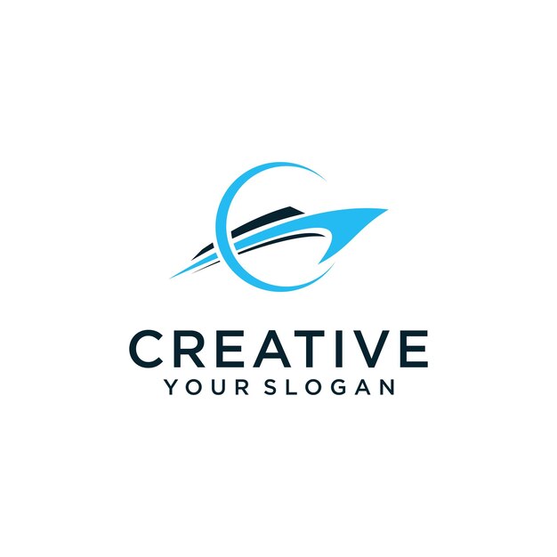 diseño de logotipo de crucero