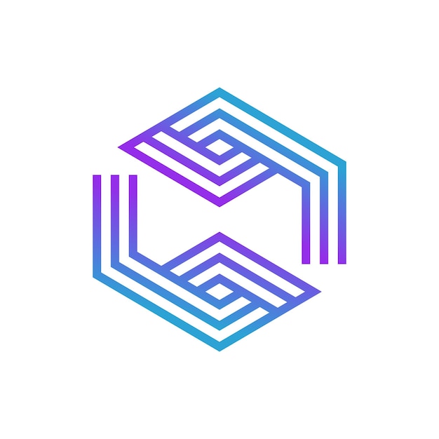 Diseño de logotipo de cubo idea de icono vectorial con concepto de tecnología creativa