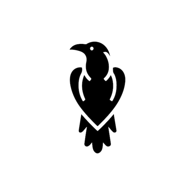 Diseño del logotipo del cuervo