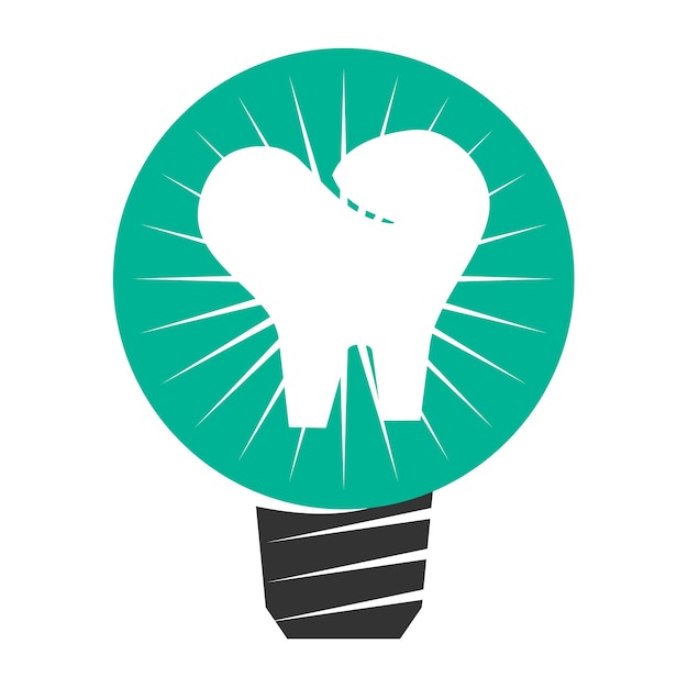 Diseño de logotipo de cuidado dental icono ilustración identidad de marca