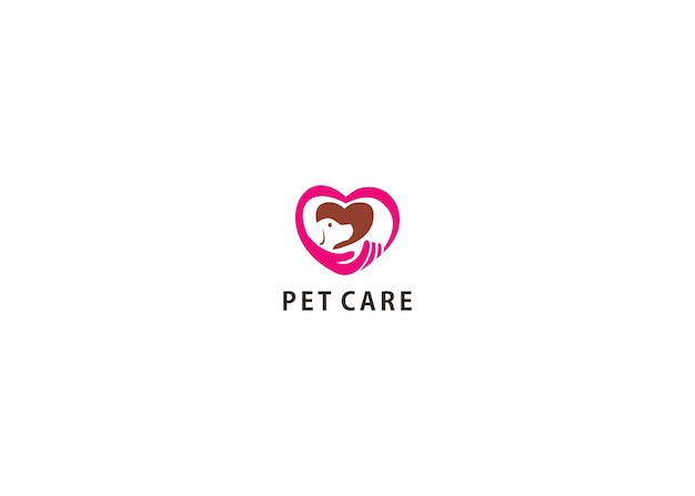 Diseño de logotipo de cuidado de mascotas