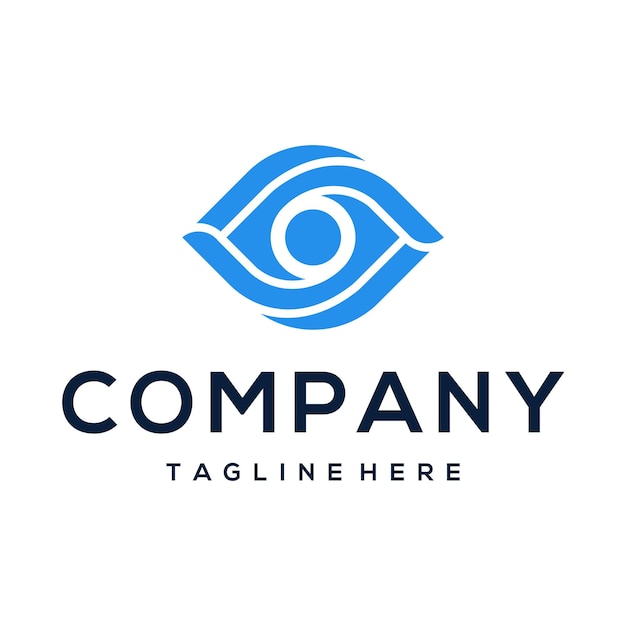 Diseño de logotipo para el cuidado de los ojos Vision