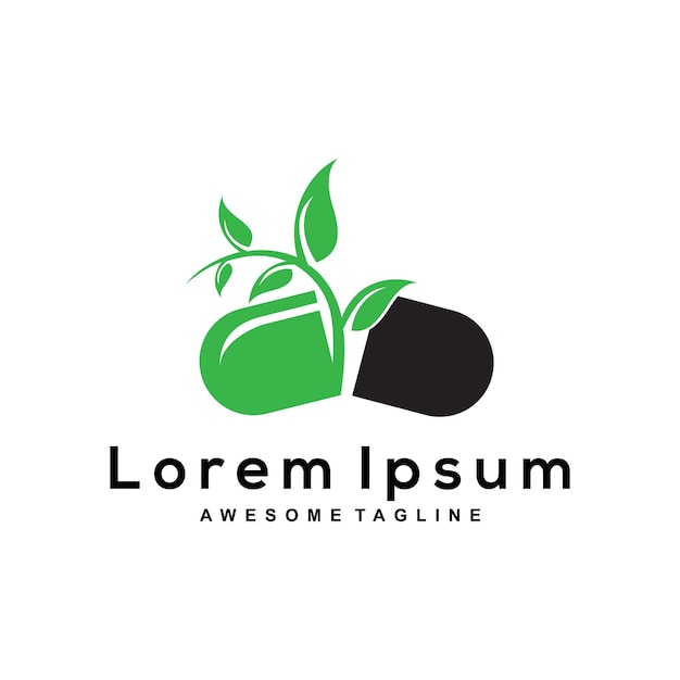 Diseño de logotipo de cultivo de hojas.