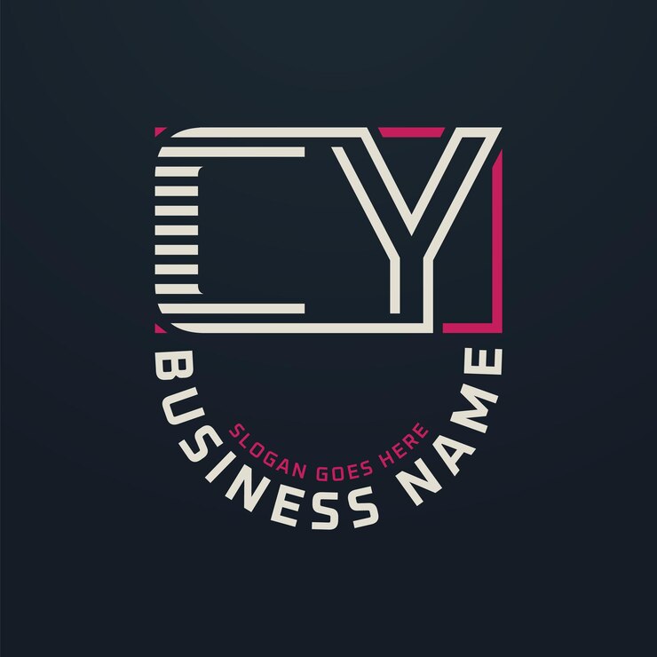 Vector diseño de logotipo de cy premium cy diseño de logotipo de negocio moderno