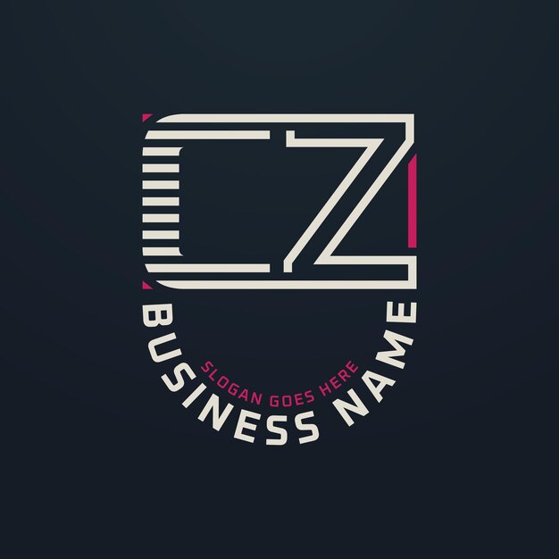 Diseño de logotipo de CZ Premium CZ Diseño de Logotipo de negocios modernos