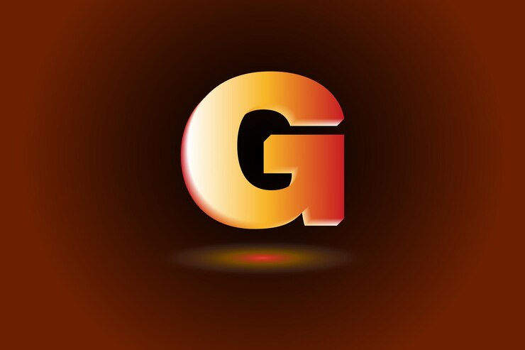 Vector diseño de logotipo degradado letra g